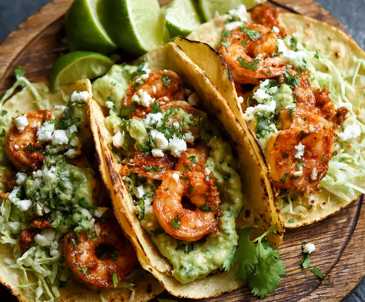 Easy Cilantro Lime Shrimp Tacos