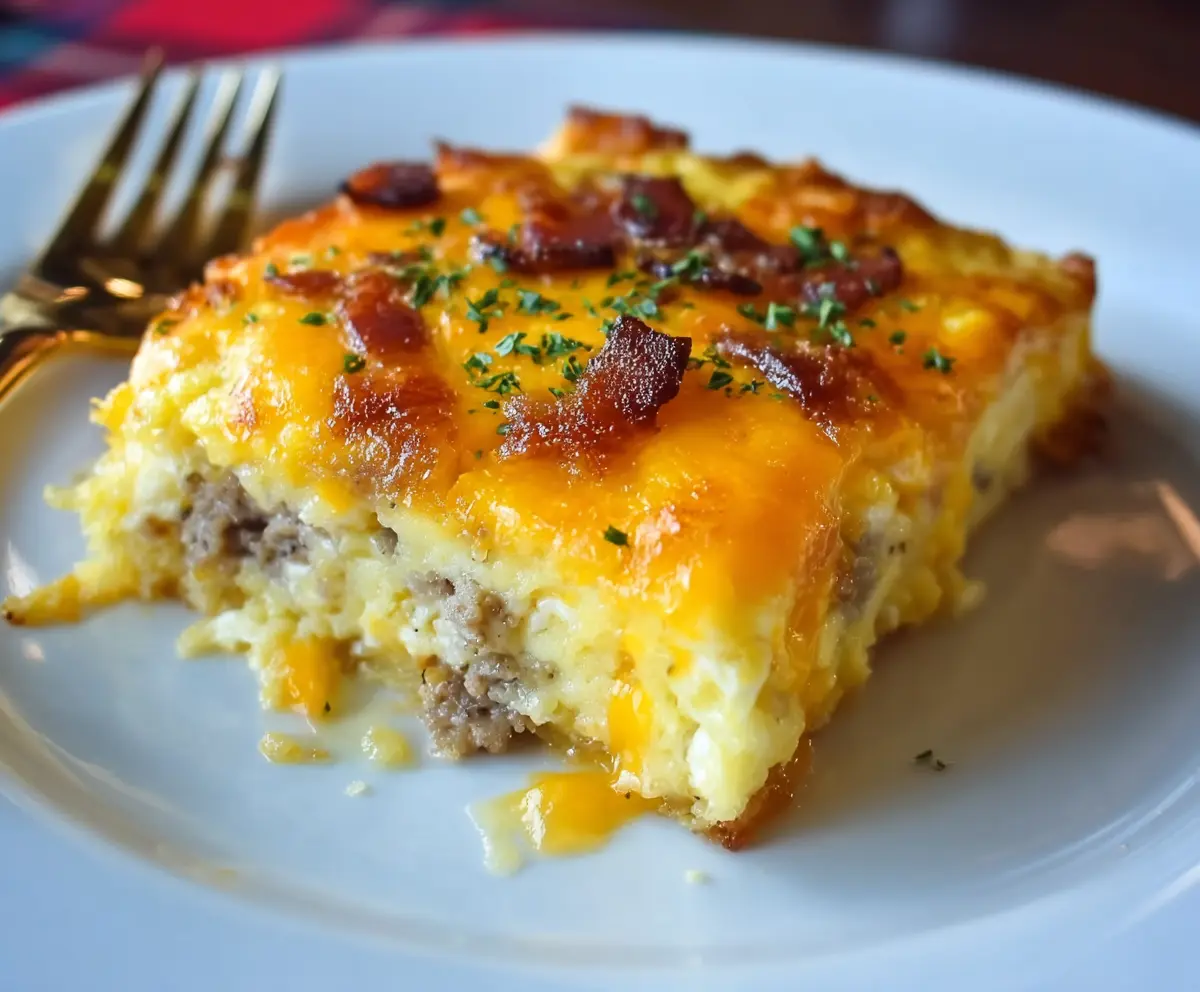 Easy Crack Breakfast Casserole