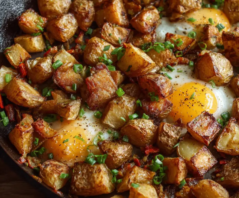 Crispy breakfast potatoes