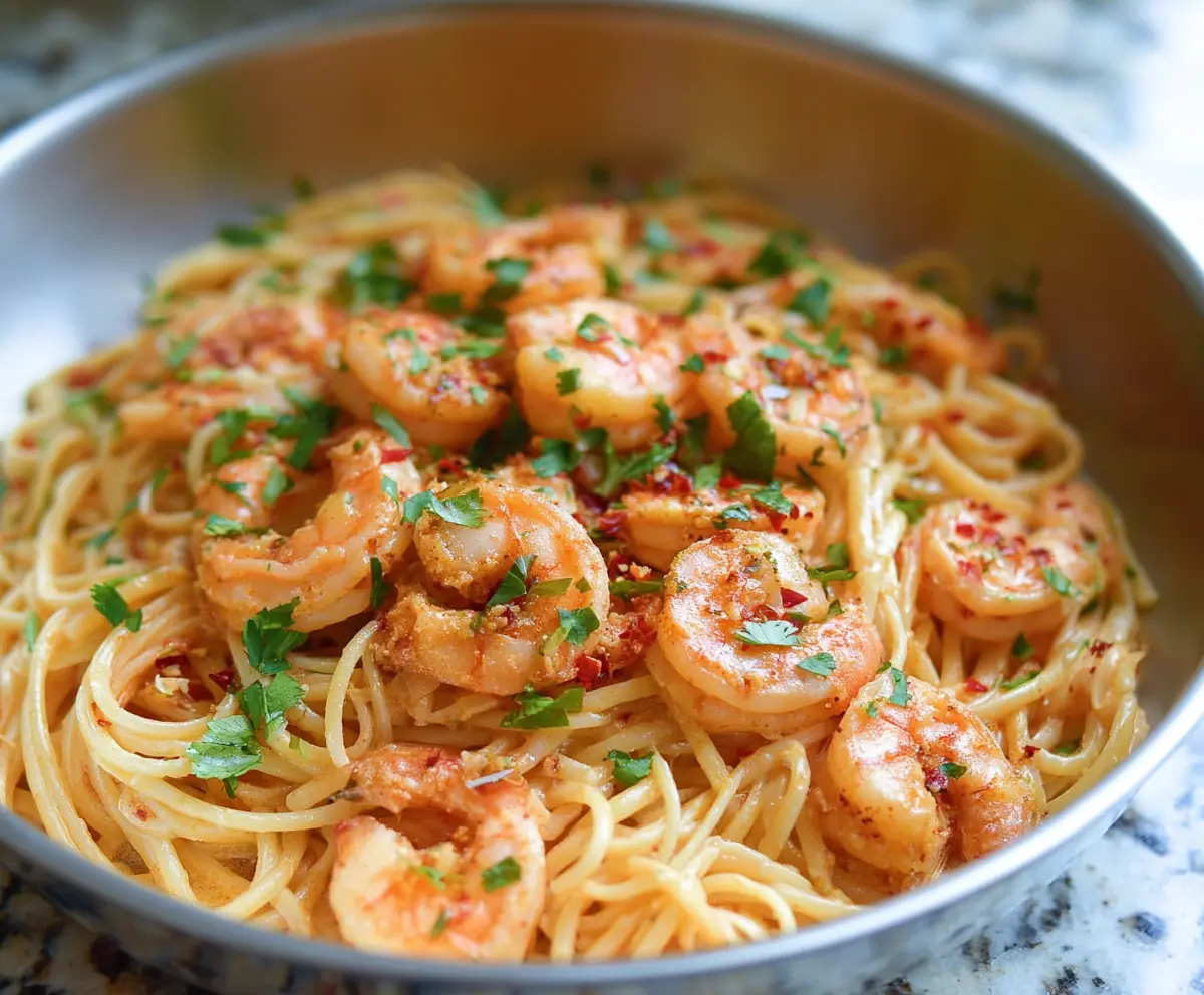 Easy Bang Bang Shrimp Pasta Recipe