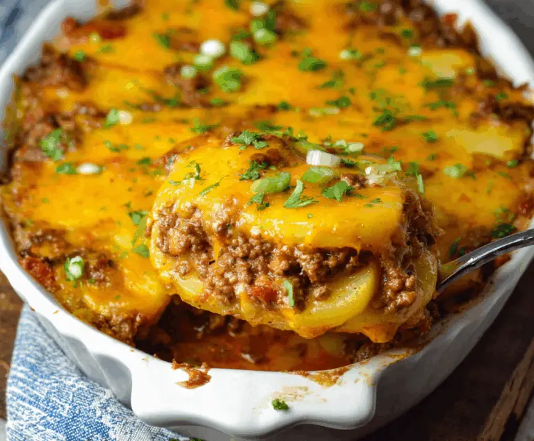 Ground Beef and Potatoes Casserole