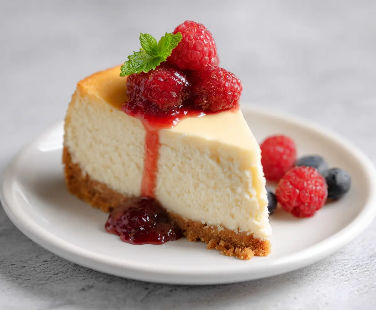 Healthy Cheesecake 100 Calorie Slice