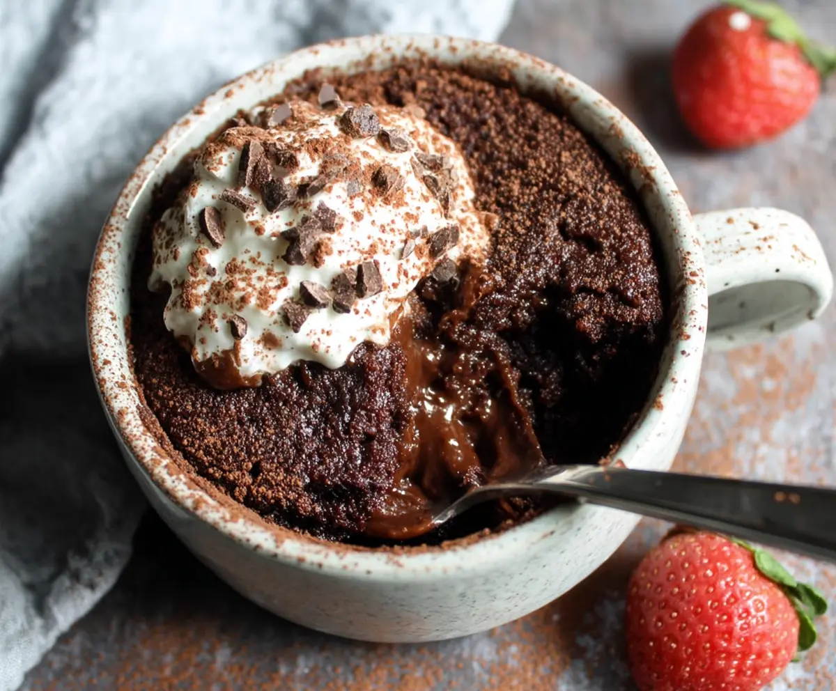 Quick Healthy Chocolate Mug Cake