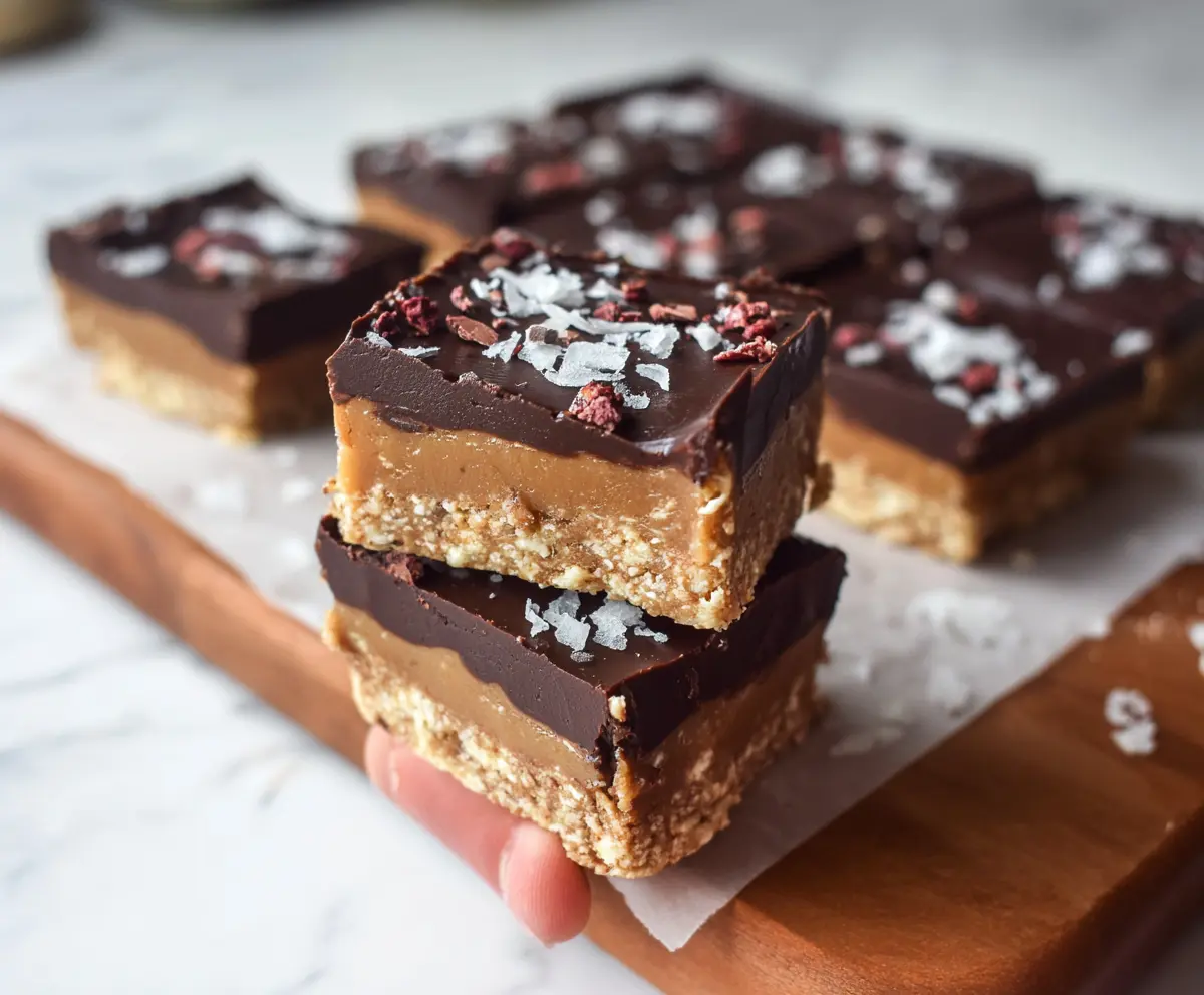 Delicious healthy no bake cookie dough bars featuring gluten-free and vegan ingredients, perfect for a guilt-free snack.