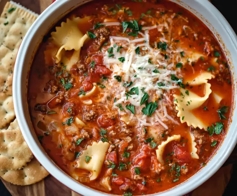 lasagna soup crockpot