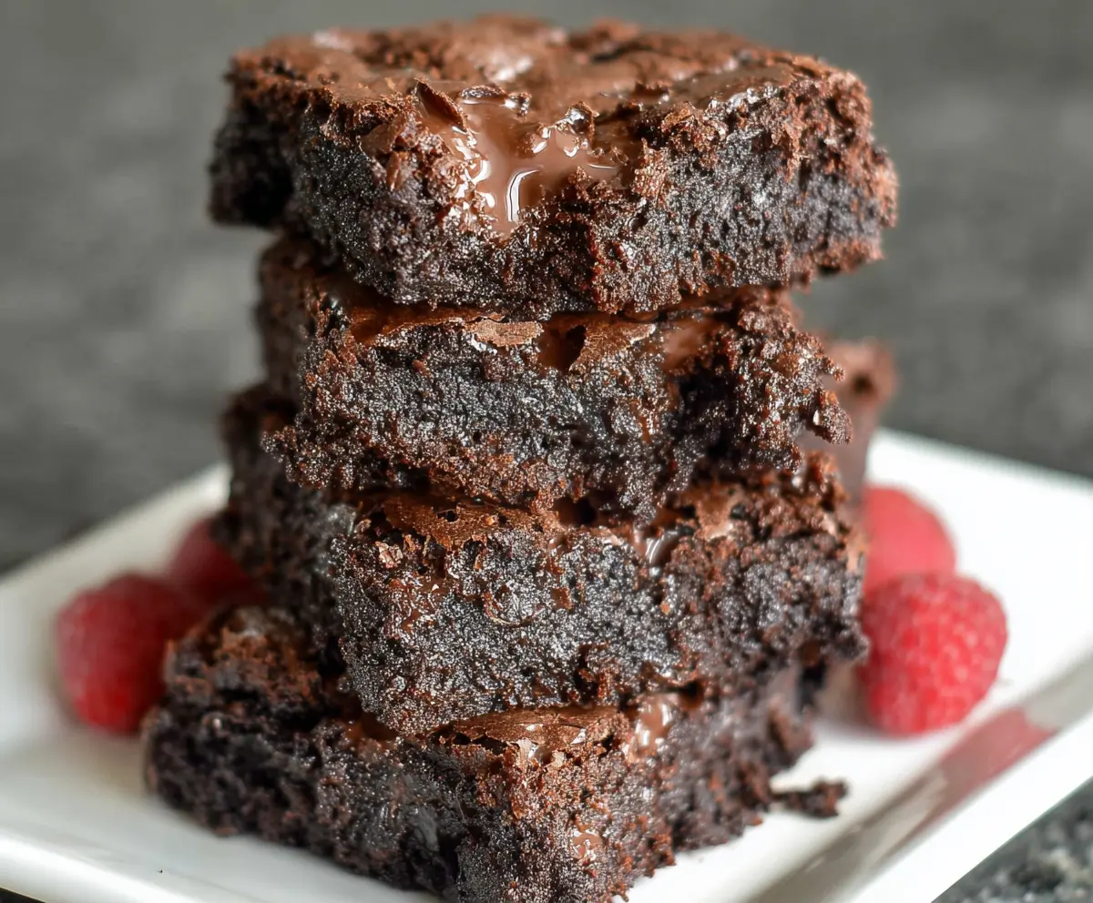Low Calorie Greek Yogurt Brownies