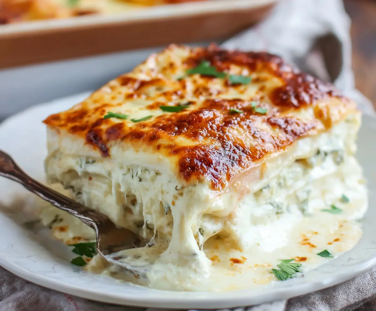 Perfect Creamy White Lasagna Recipe