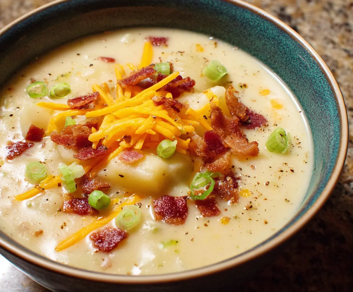 Easy Slow Cooker Potato Soup