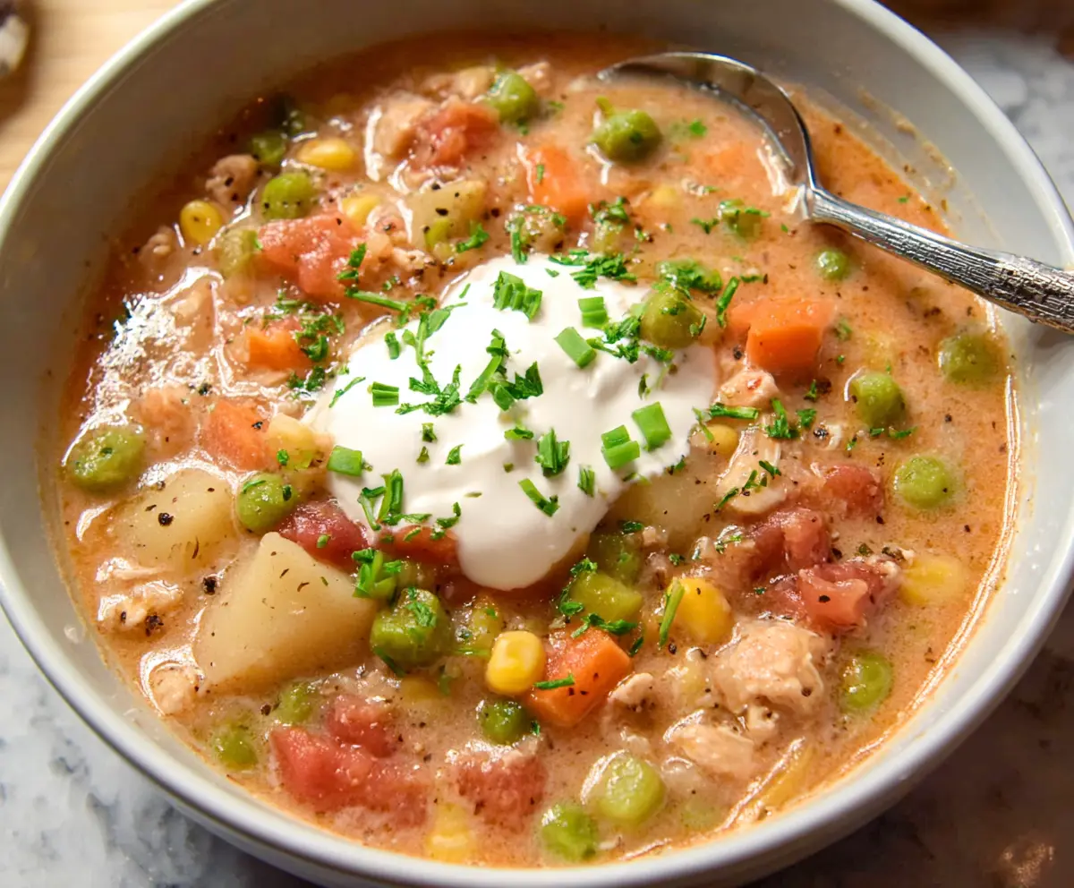 Delicious slow cooker soup collection featuring hearty and comforting recipes for all tastes.