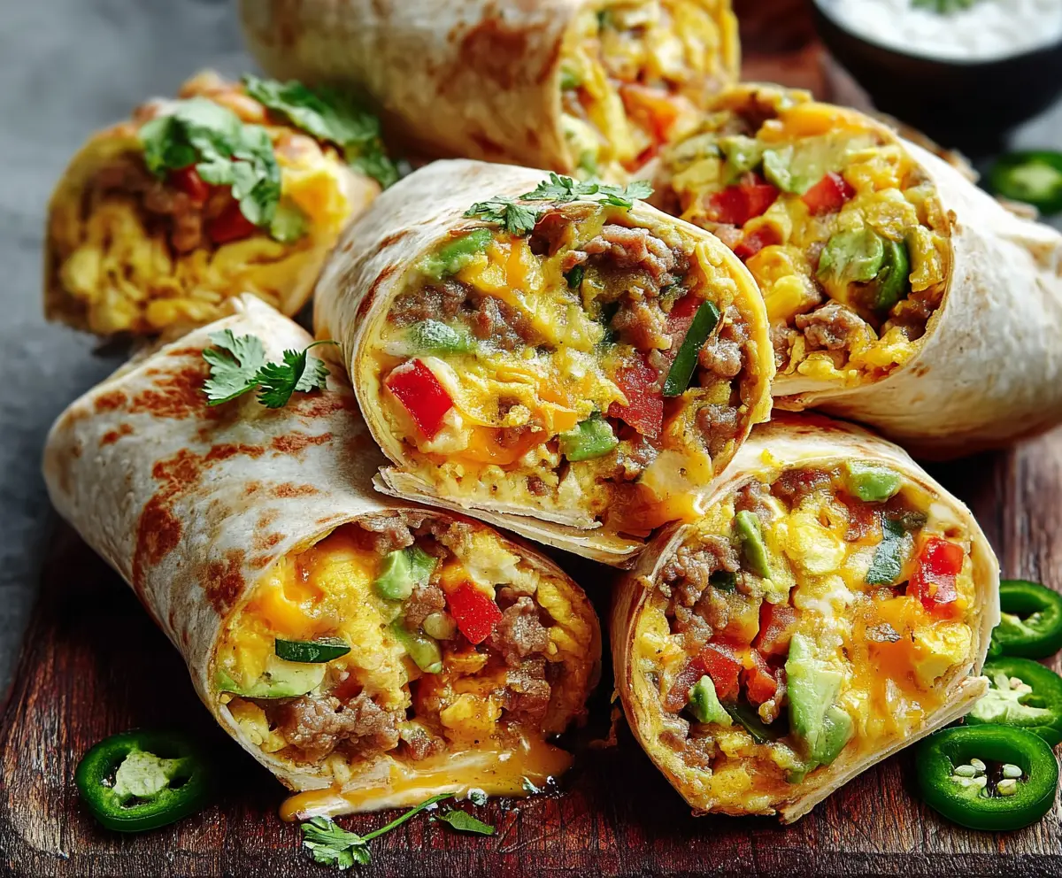 Healthy Breakfast Burritos Recipe