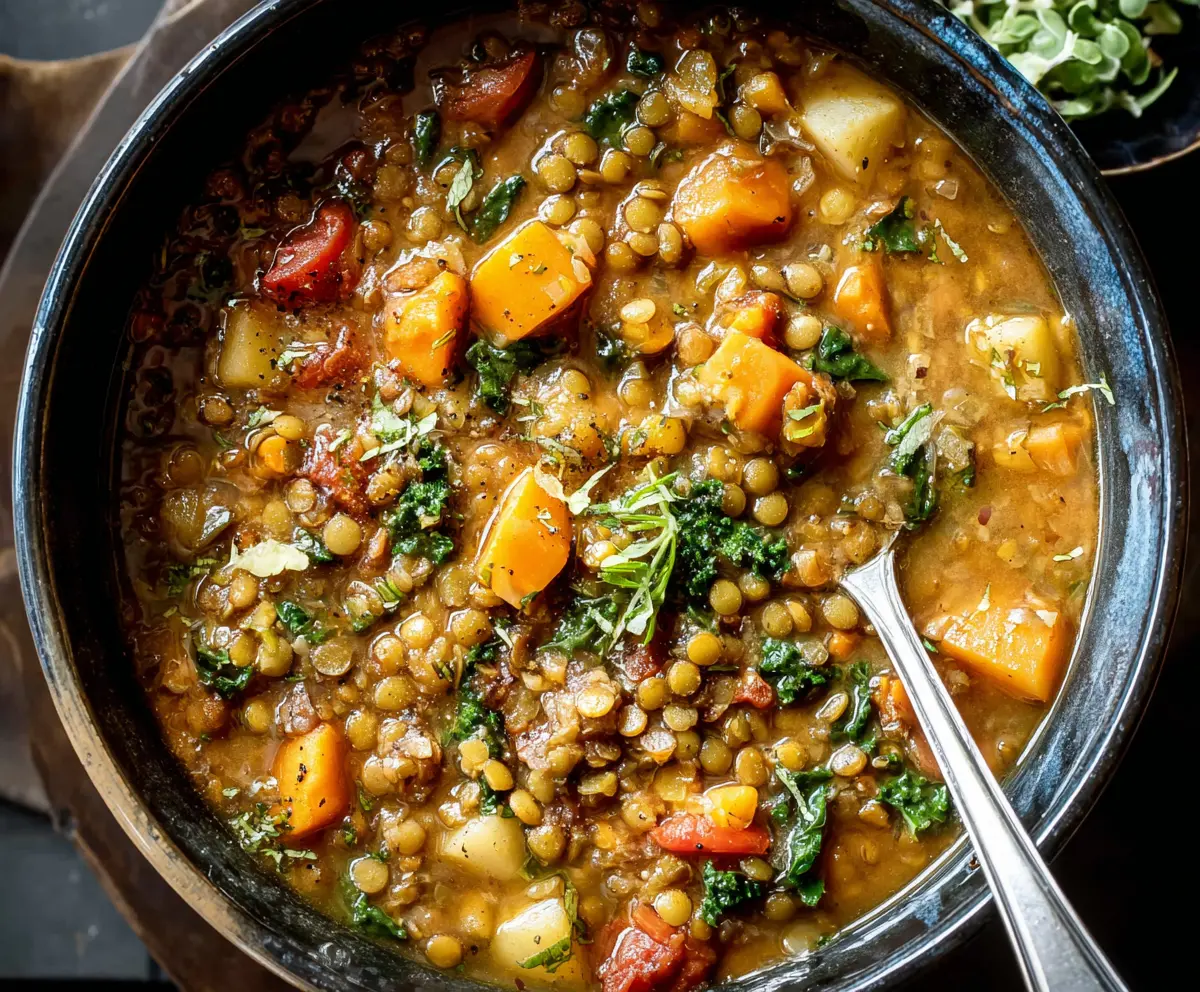 Easy Warm Lentil Soup Recipe