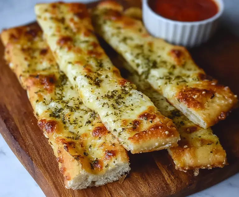 Crispy Sourdough Cheesy Breadsticks: Quick Sourdough Discard Recipes