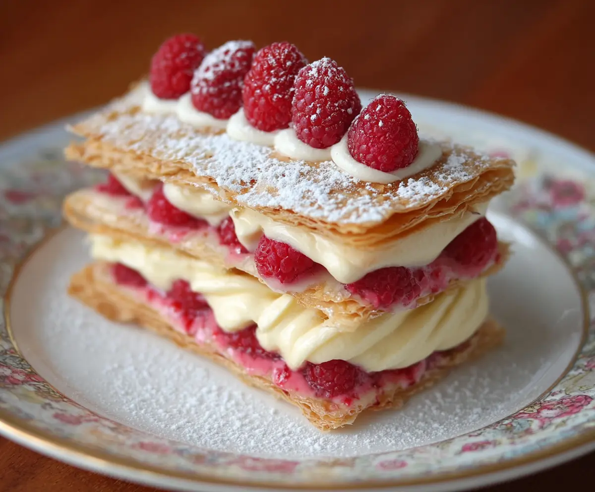 Easy Raspberry Cream Napoleons Recipe