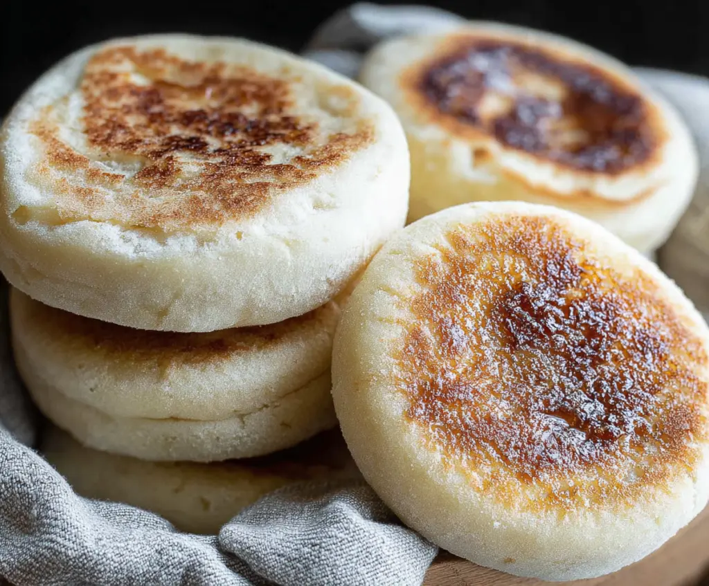 Sourdough Discard English Muffins