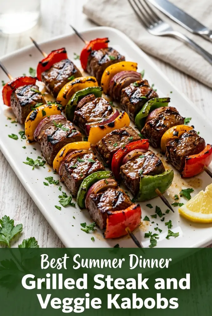 Grilled Steak and Veggie Kabobs