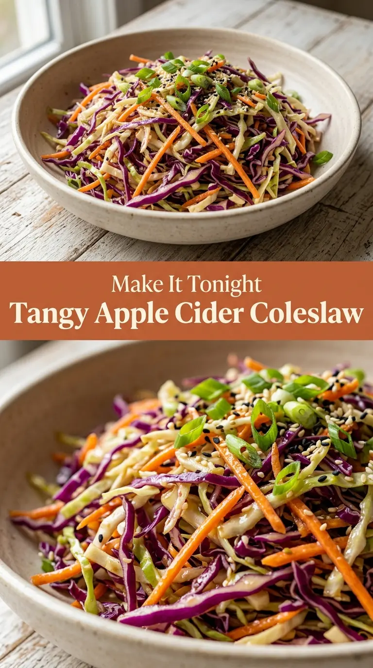 Tangy Apple Cider Coleslaw