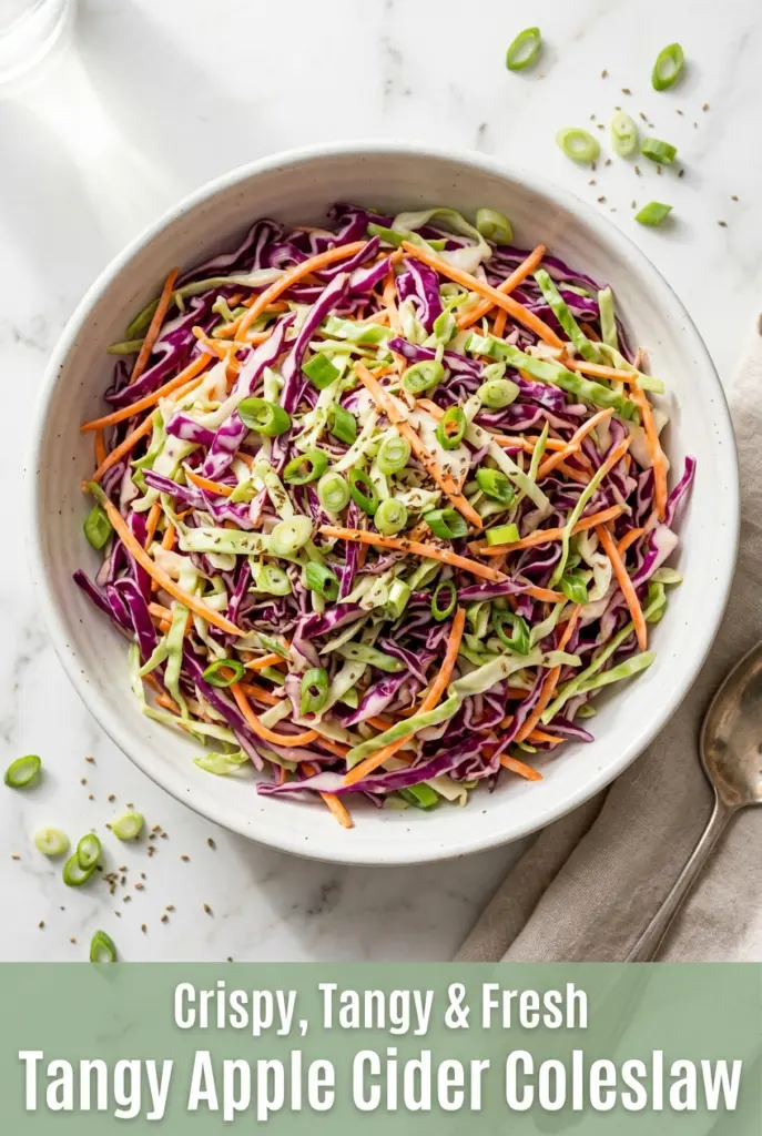 Tangy Apple Cider Coleslaw