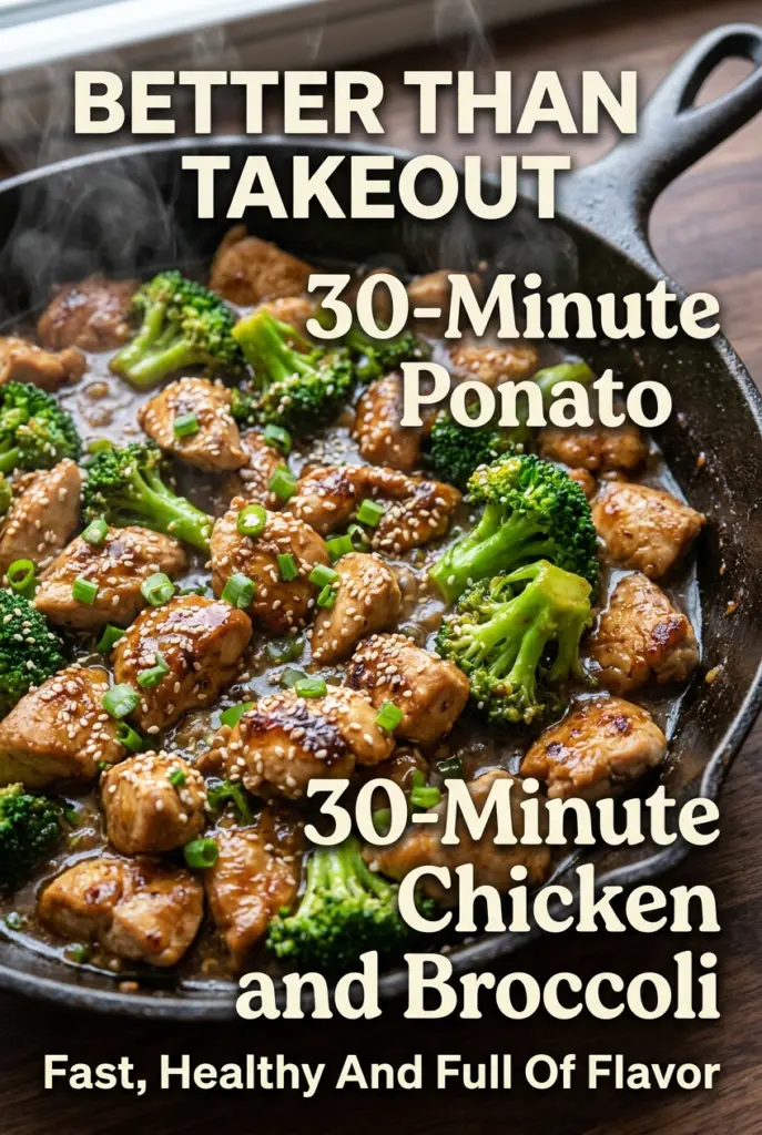 30-Minute Chicken and Broccoli