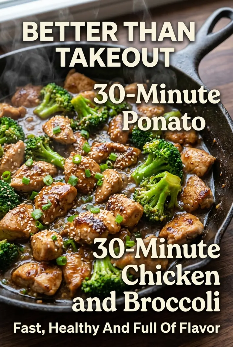 30-Minute Chicken and Broccoli