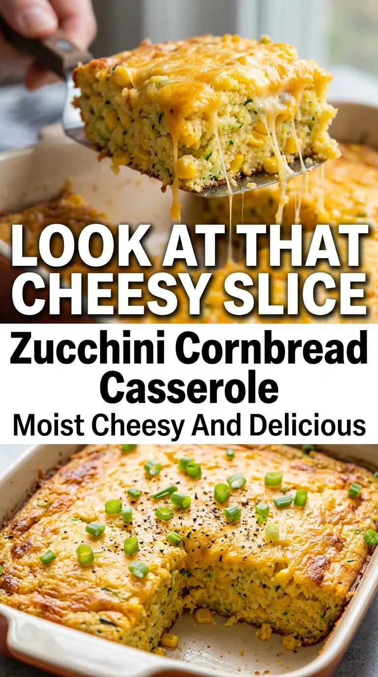Cheesy Zucchini Cornbread Casserole cheesy cornbread, tender zucchini, golden top