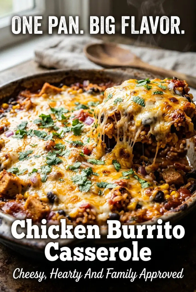 Chicken Burrito Casserole