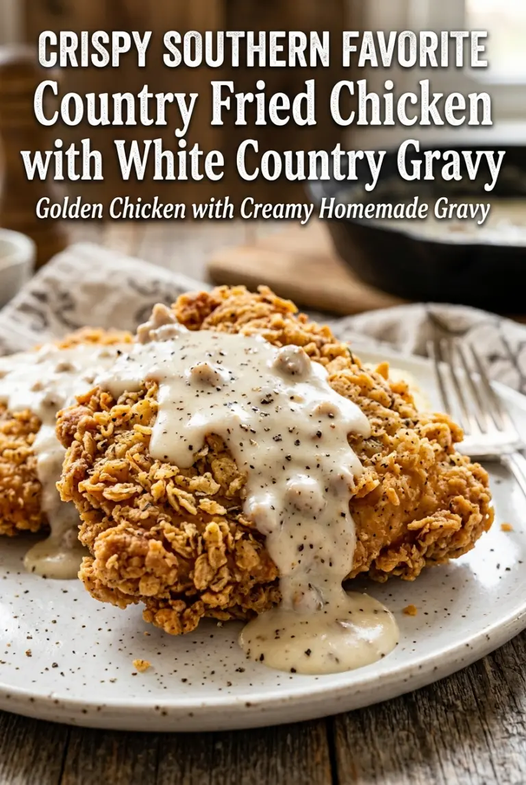Country Fried Chicken with White Country Gravy