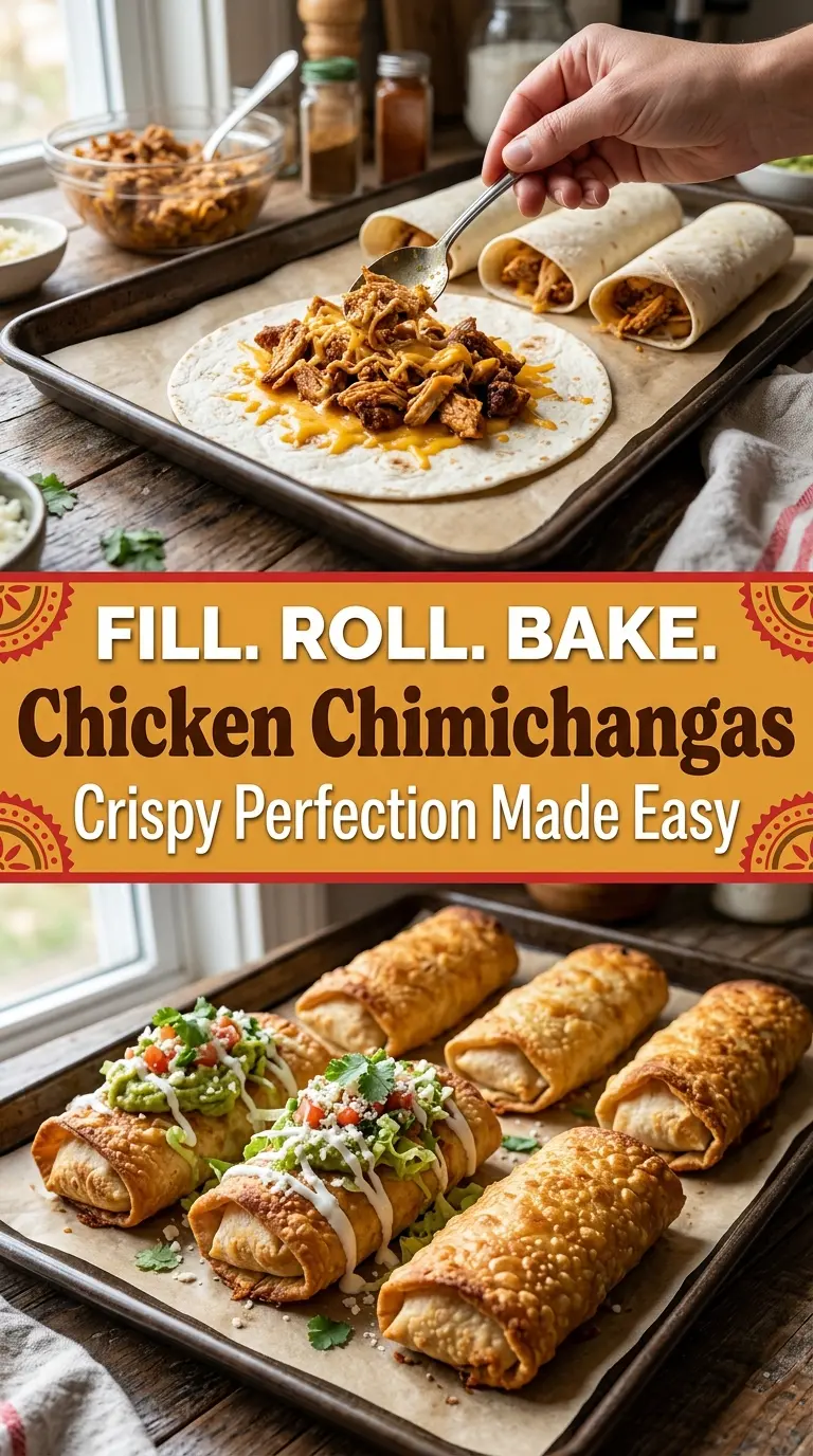 Crispy Chicken Chimichangas crispy golden cheesy