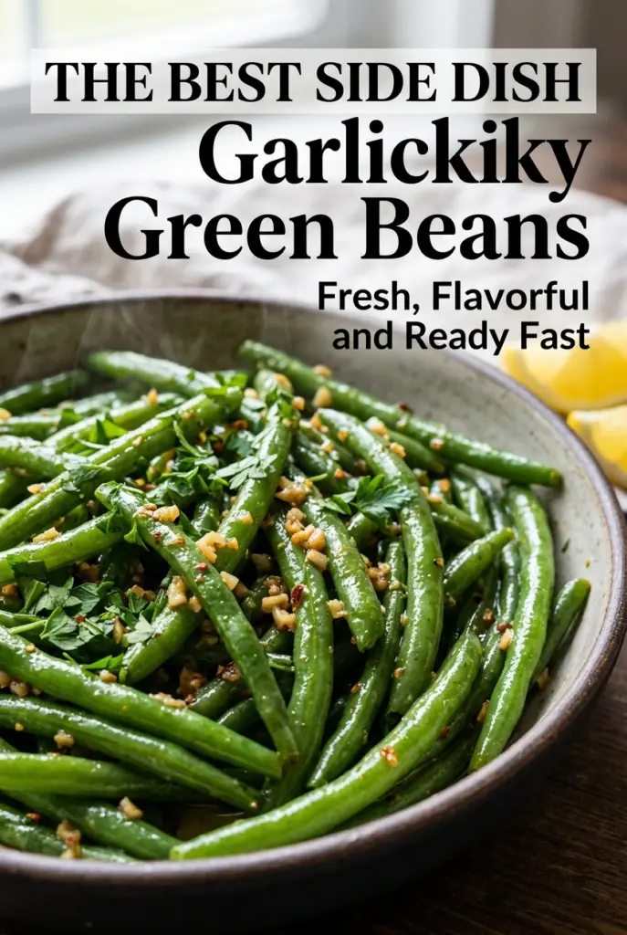 Garlicky Green Beans Recipe