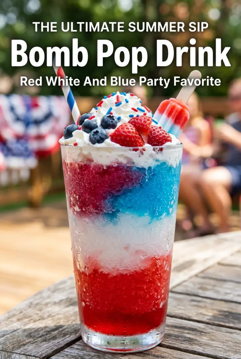 Patriotic Bomb Pop Drink