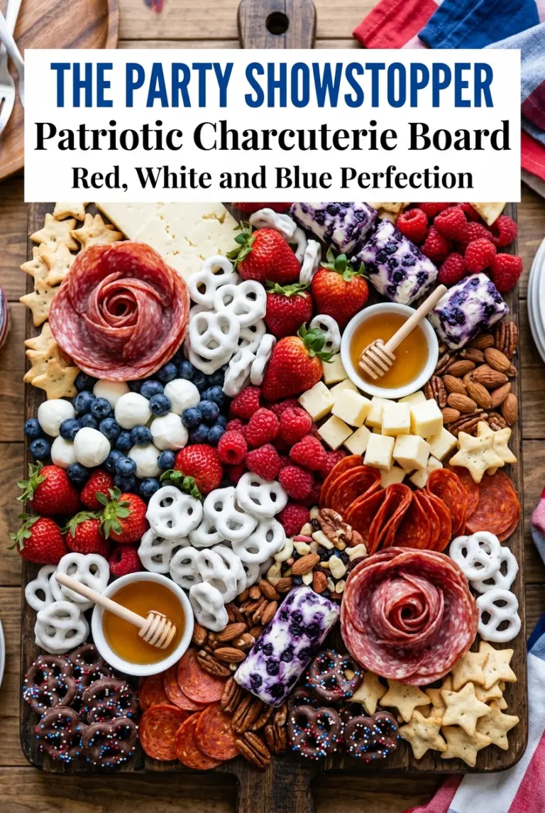 Patriotic Charcuterie Board