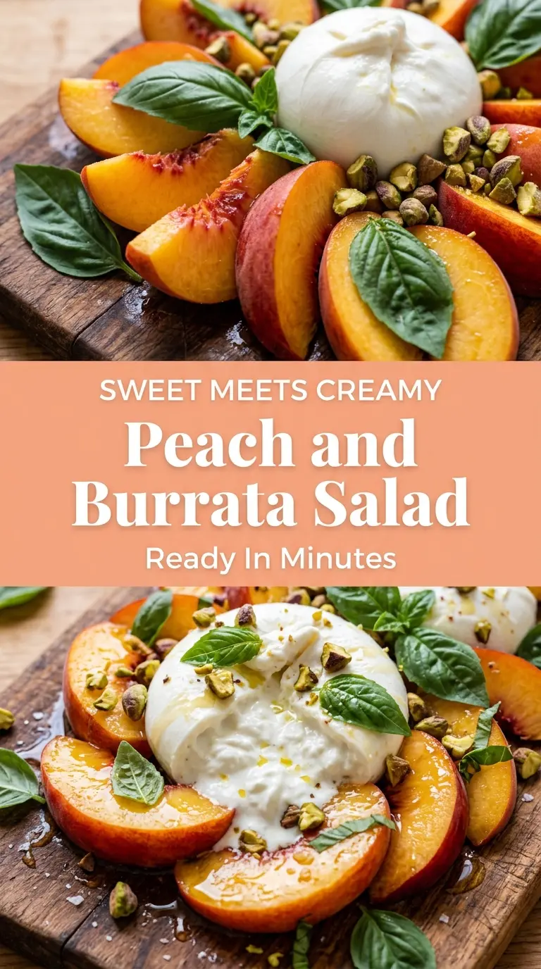 Peach and Burrata Salad