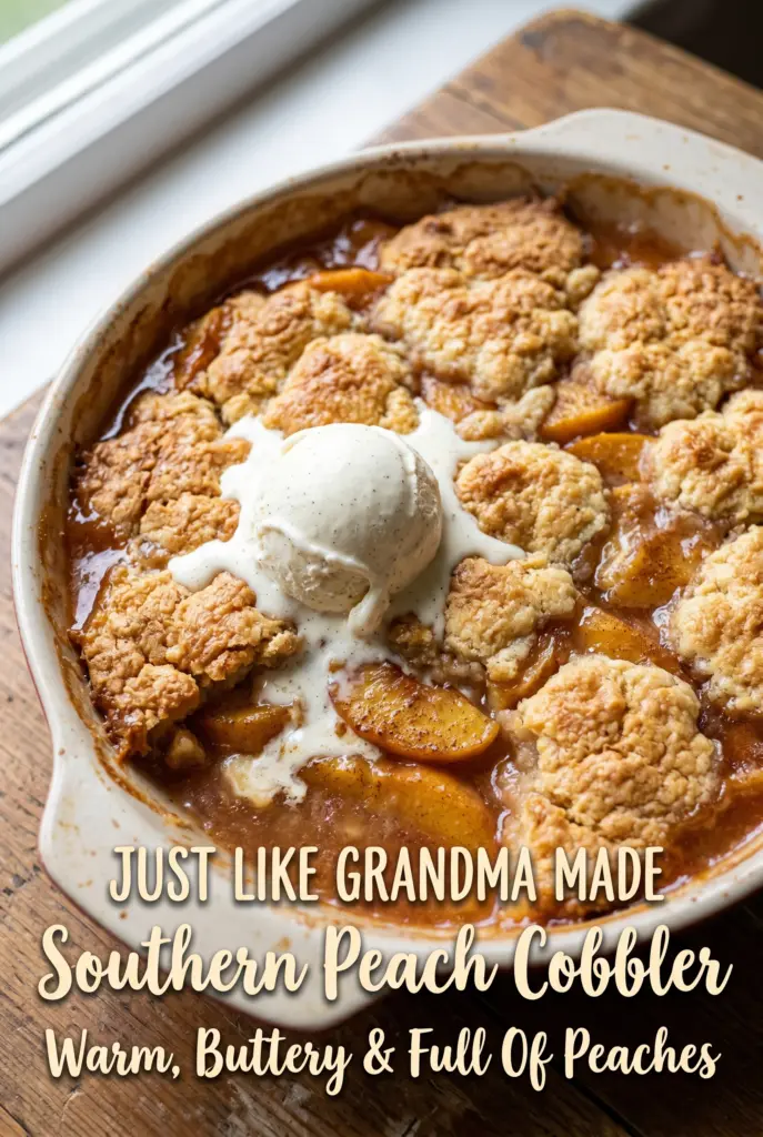 Southern Peach Cobbler