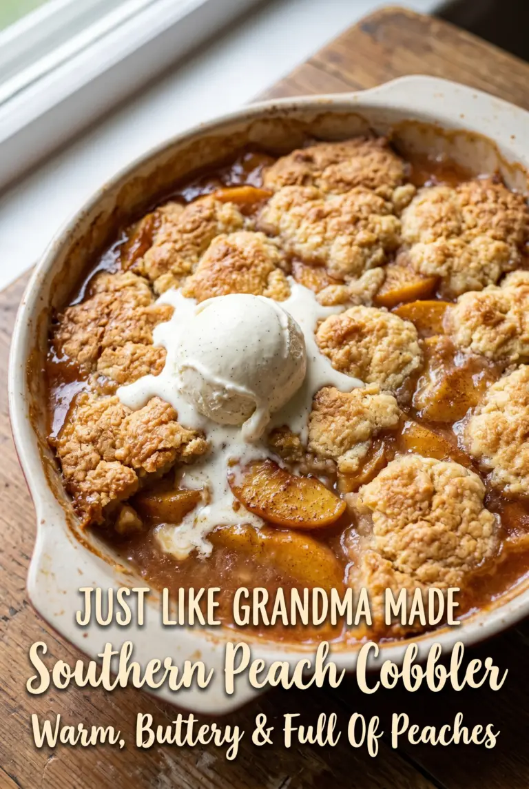 Southern Peach Cobbler