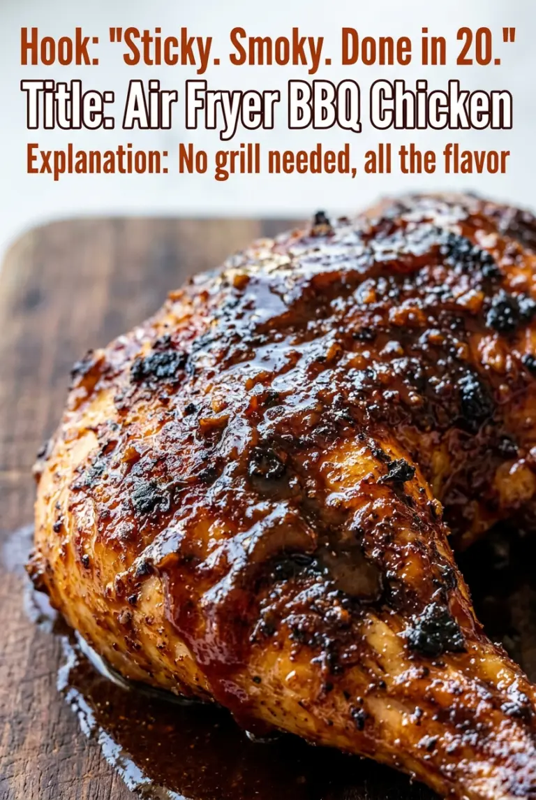 Air Fryer BBQ Chicken