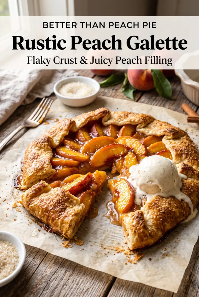 Rustic Peach Galette