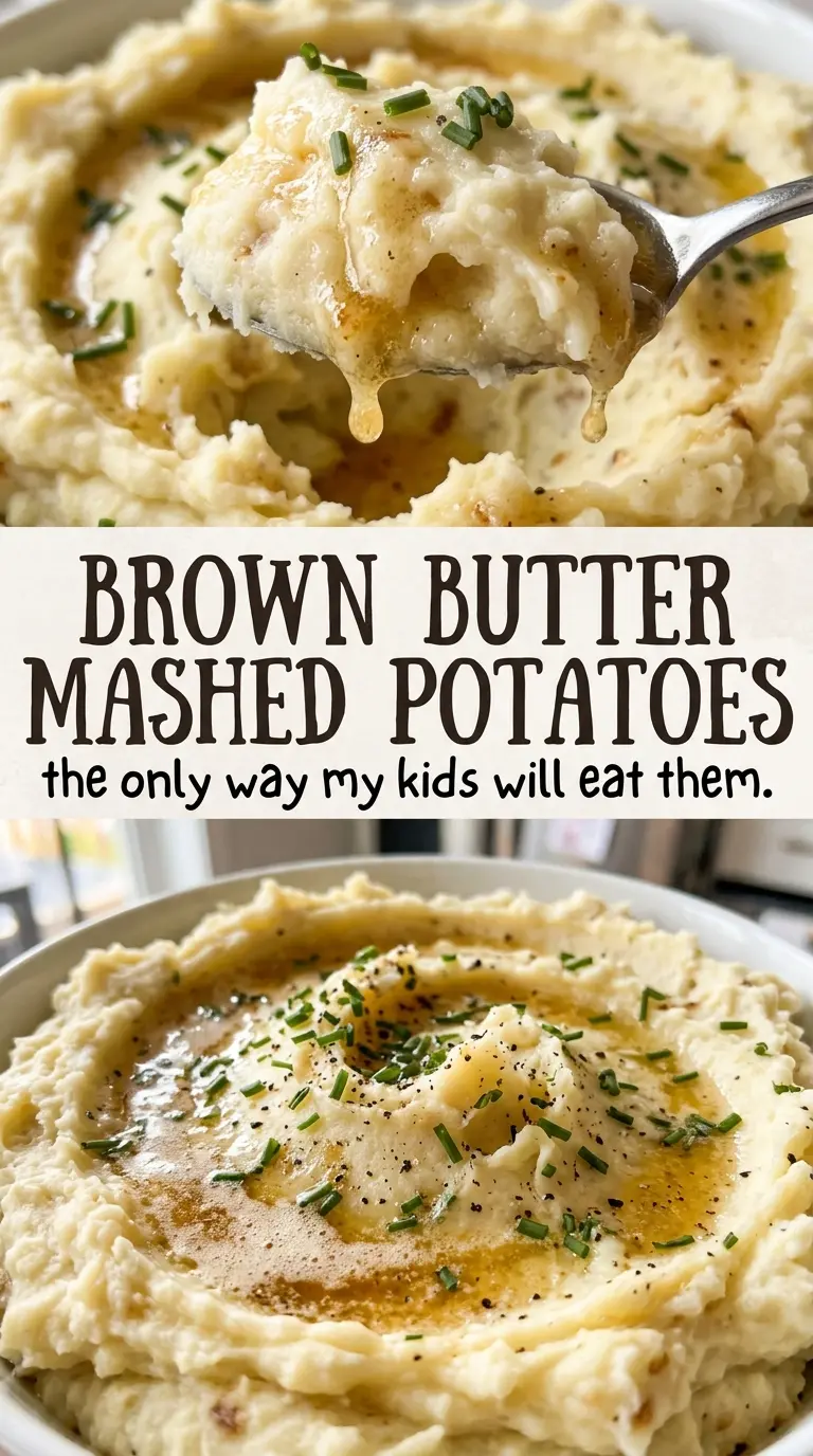 Brown Butter Mashed Potatoes buttery smooth side
