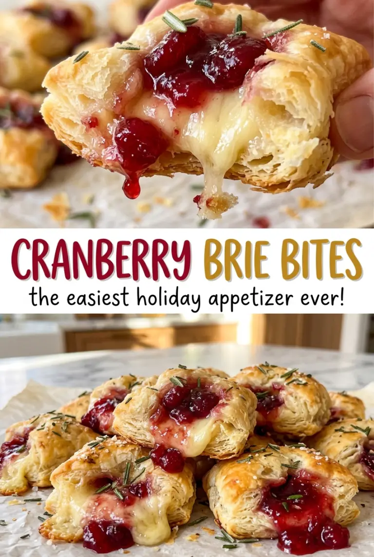 Cranberry Brie Bites