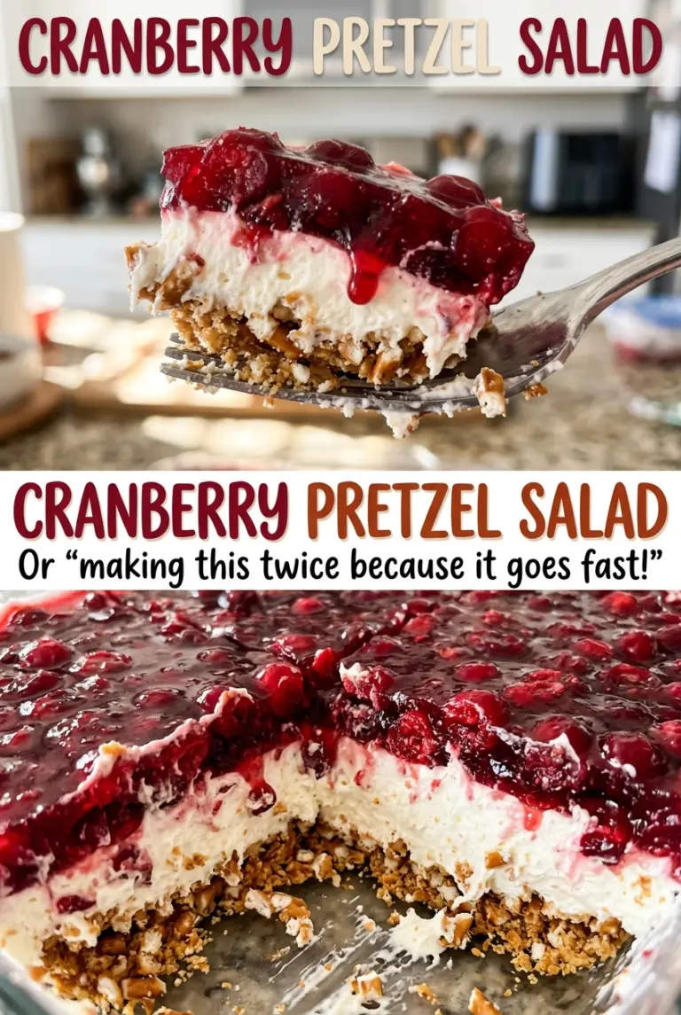 Cranberry Pretzel Salad