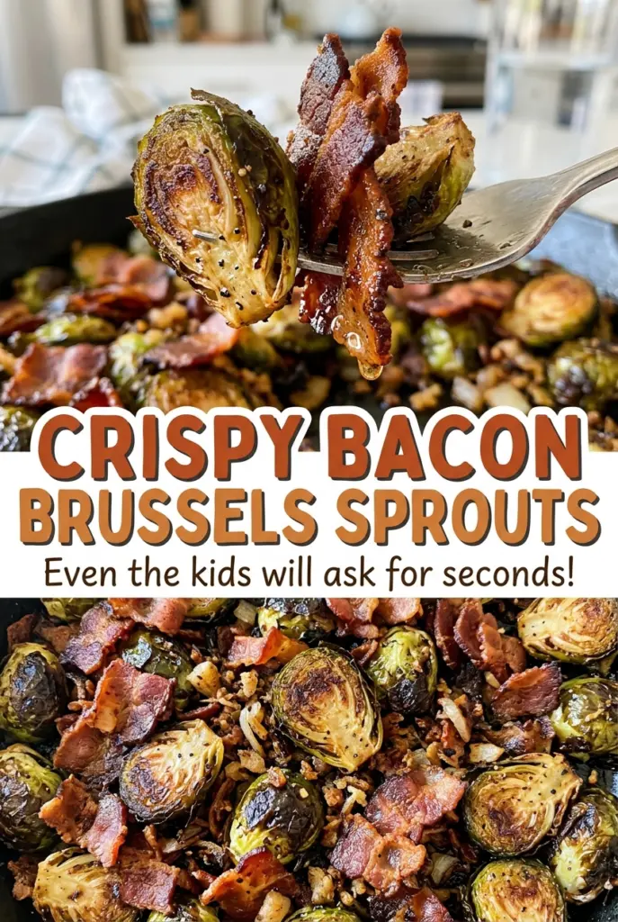 Crispy Bacon Brussels Sprouts