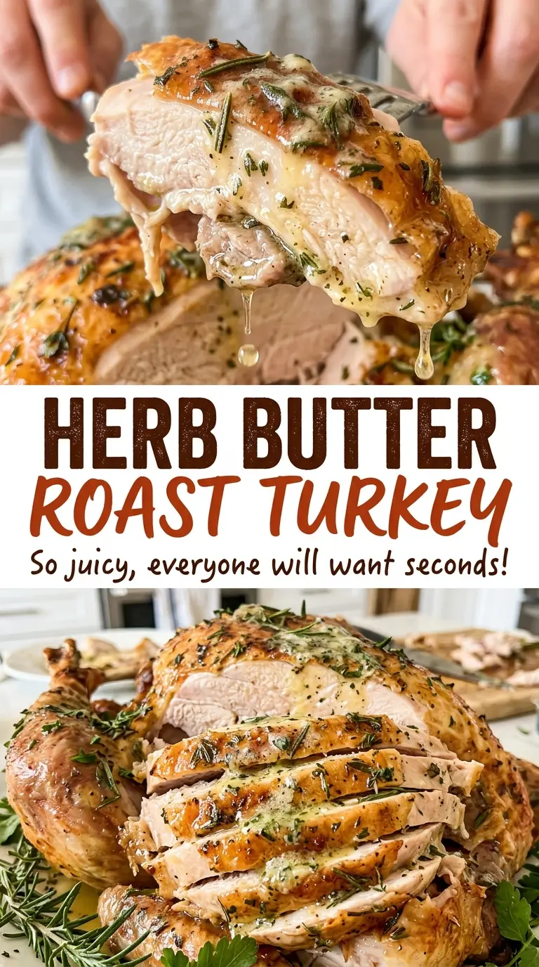 Herb Butter Roast Turkey herb butter preparation