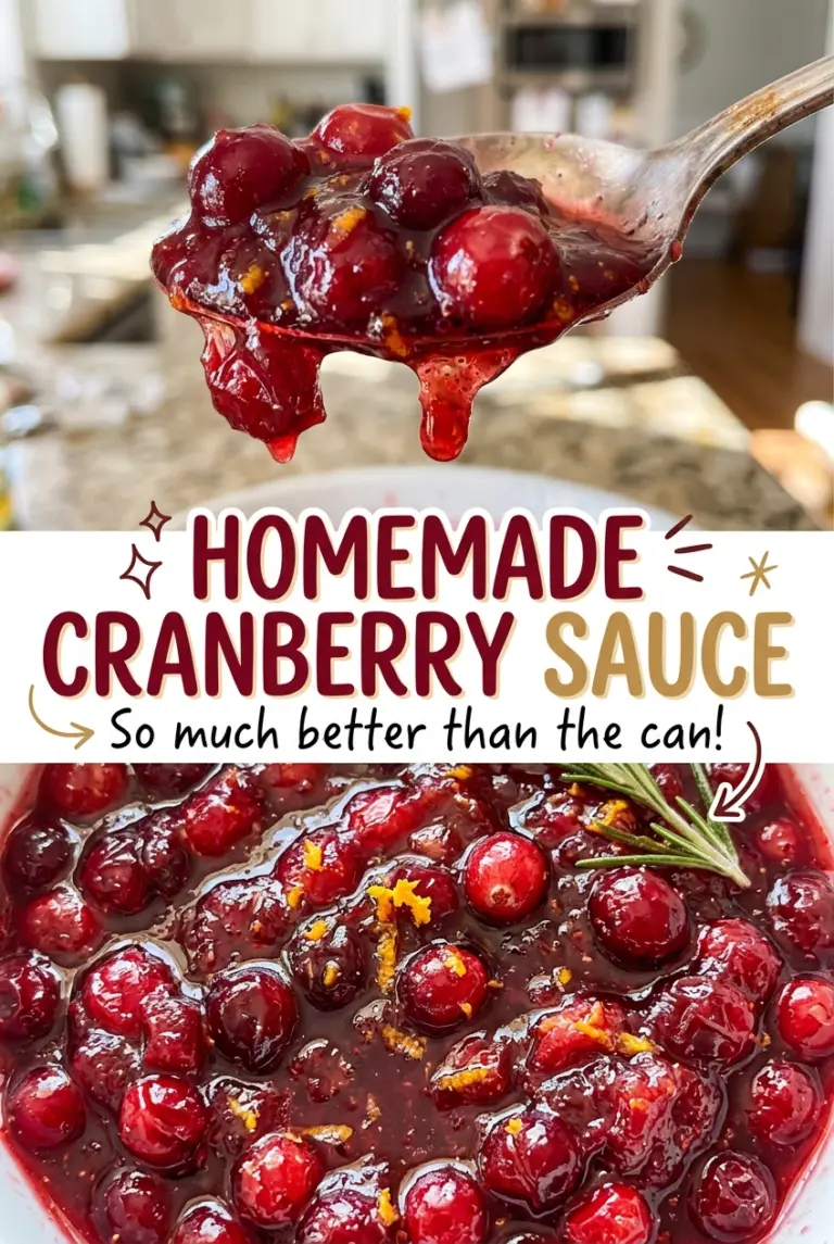 Homemade Cranberry Sauce