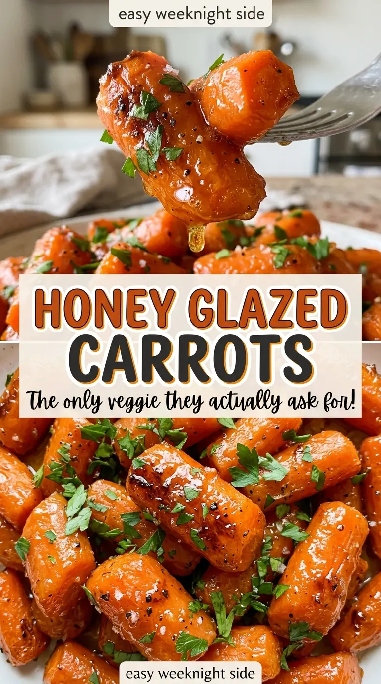 Honey Glazed Carrots buttery honey-coated carrot slices