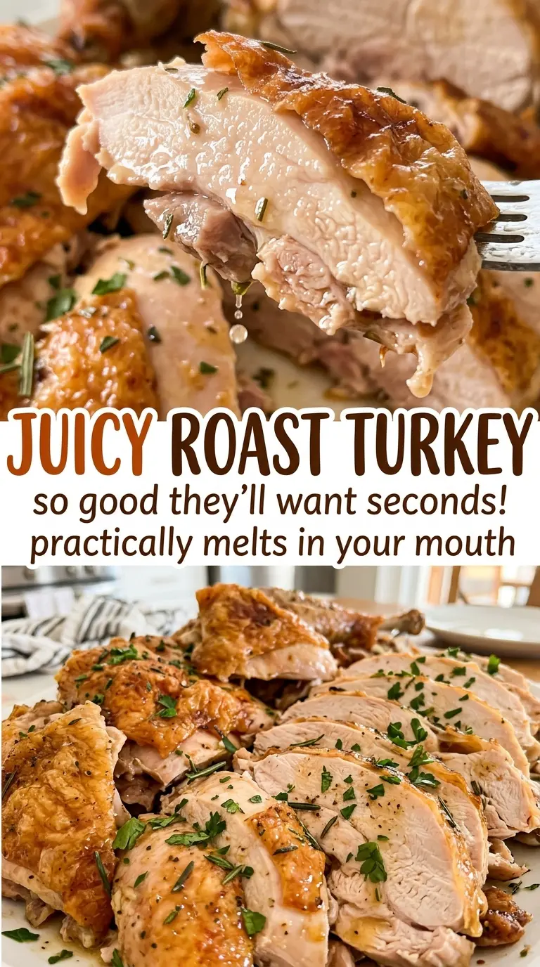 Juicy Roast Turkey crisp herb skin