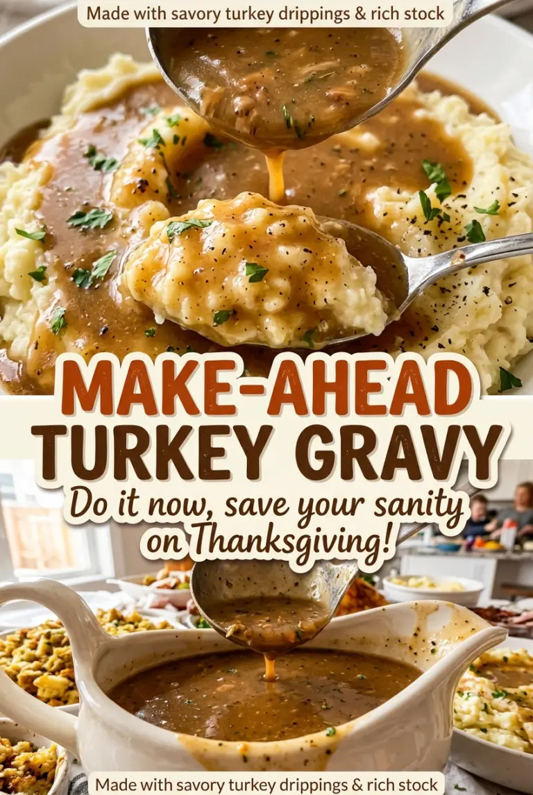 Make-Ahead Turkey Gravy