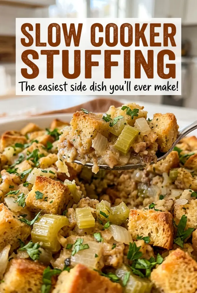 Slow Cooker Stuffing