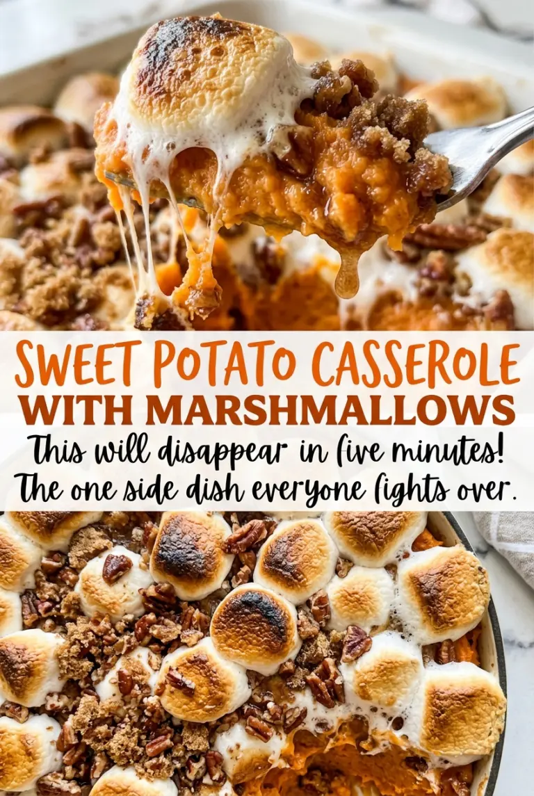 Sweet Potato Casserole with Marshmallows