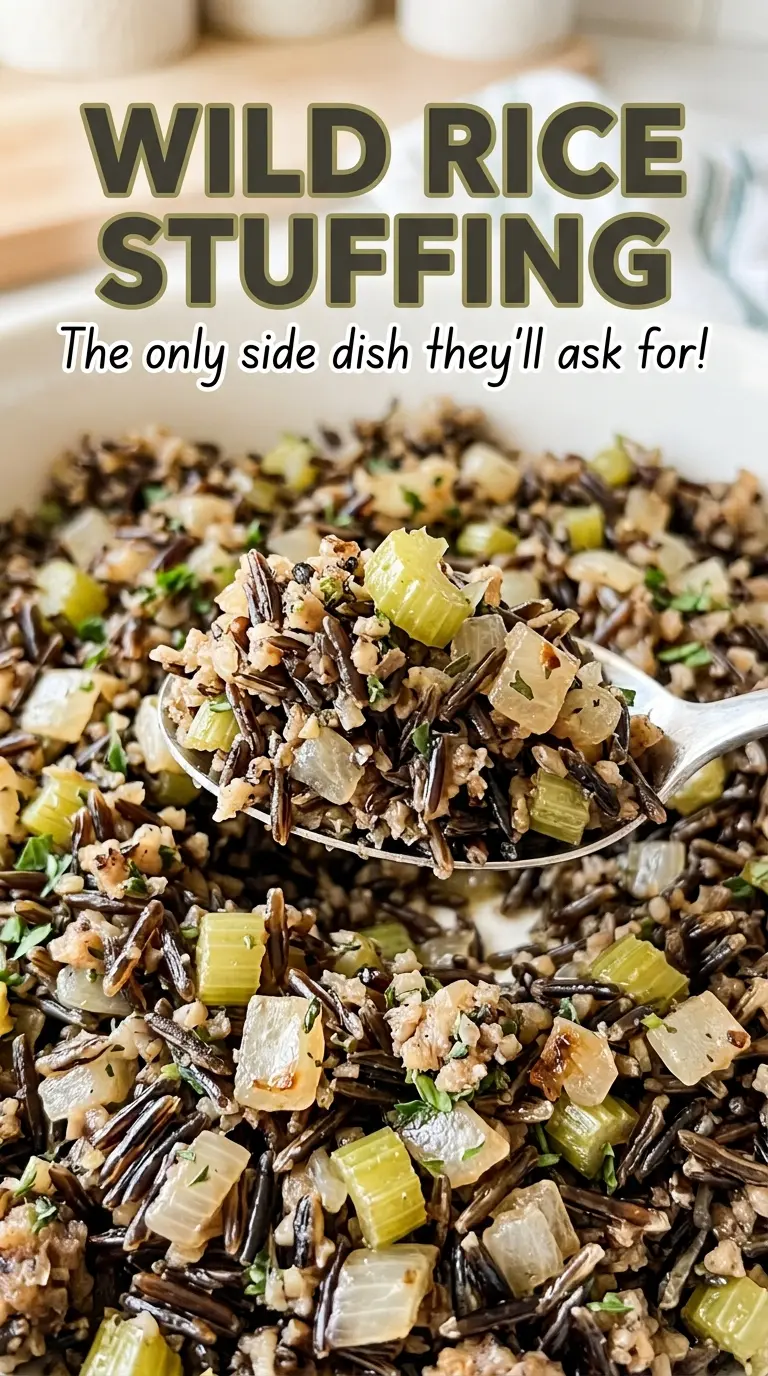 Wild Rice Stuffing wild rice mushrooms